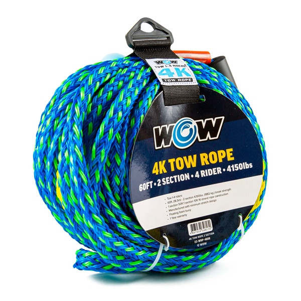 WOW 60' Tow 4-rider 4K tow rope with 2 sections Tow rope - 778071