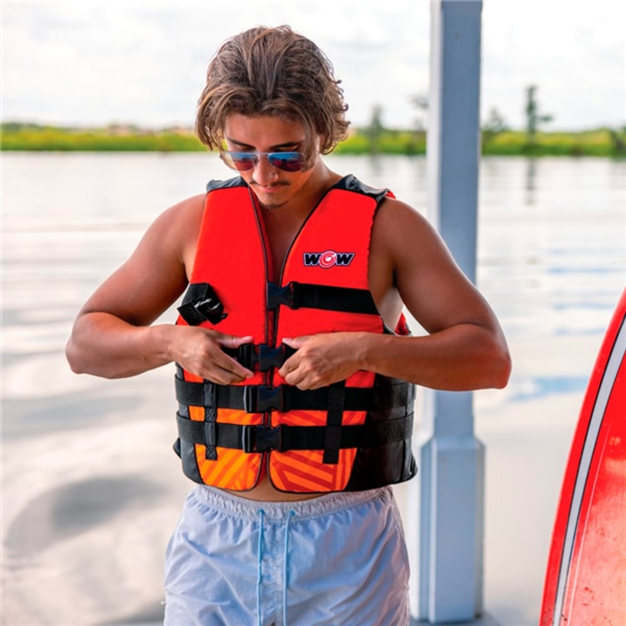 WOW VIS-WAVE Adult Life Vest - L/XL - 778107