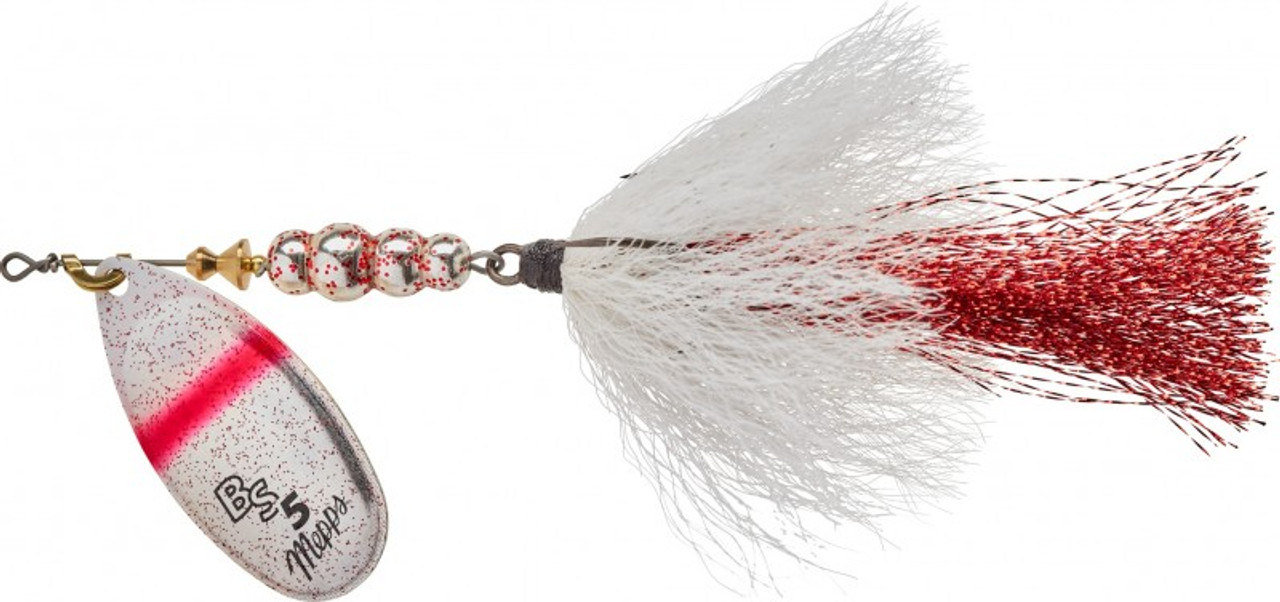 Mepps Bronze Slammer #5, 1/2 oz, Silver Fish