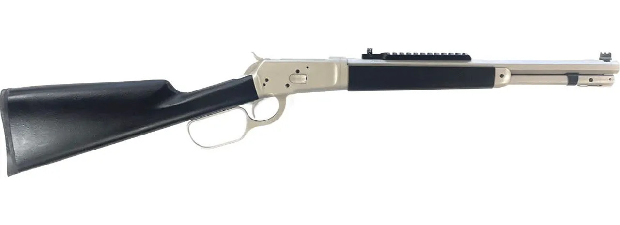 Chiappa 1892 Alaskan Scout Rifle, .44 MAG, 16" Octagonal Barrel, Matte Chrome