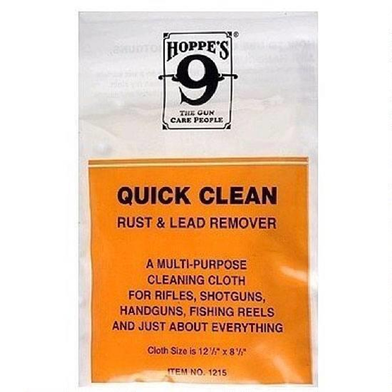 Hoppe's Quick Clean Rust & Lead Remover Cleaning Cloth