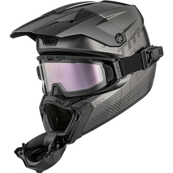 CKX Titan AMS Carbon Pro Helmet Solid - Apex Goggle included - XL - 518395