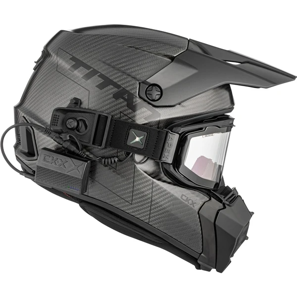 CKX Titan AMS Carbon Pro Helmet Solid - Apex Goggle included - L - 518394