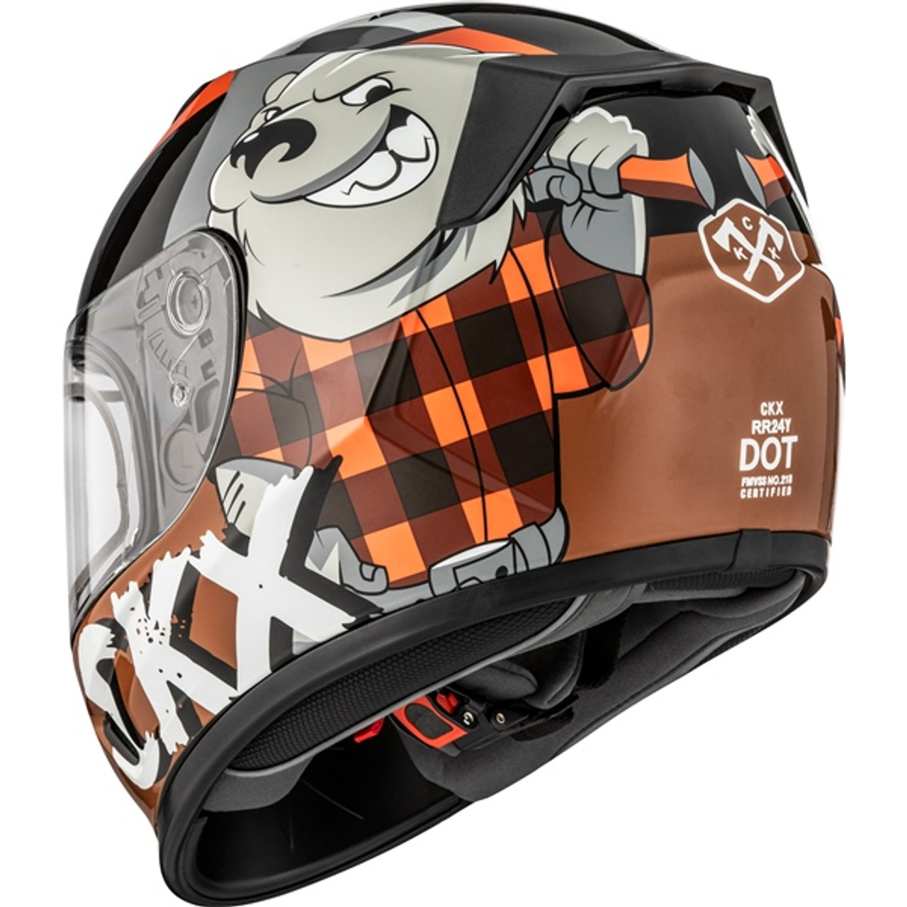 CKX RR24Y Full face Helmet Lumberjack - Winter - L - 517884