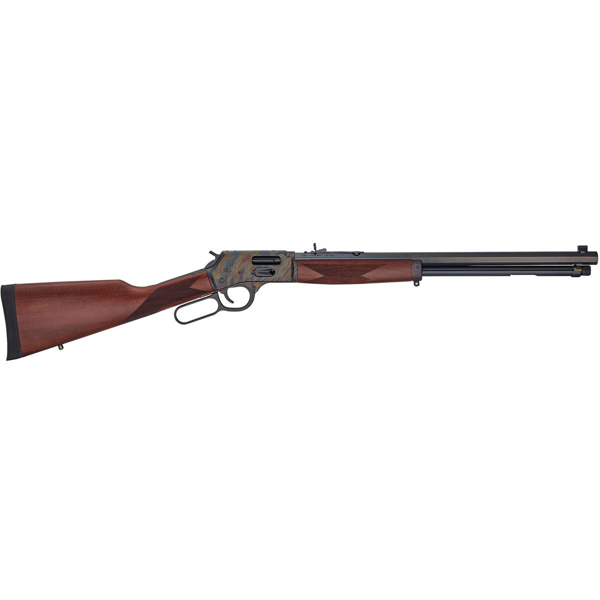 Henry Big Boy Color Case Hardened Lever Action Rifle, .357 Magnum/.38 Special, 20" Octagon Barrel, Walnut Stock