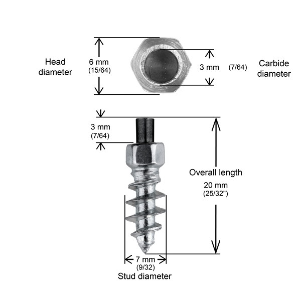 IGrip Tire Studs ST18 20 mm - 103279