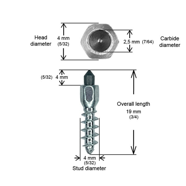 IGrip Tire Studs ST19 19 mm - 103276