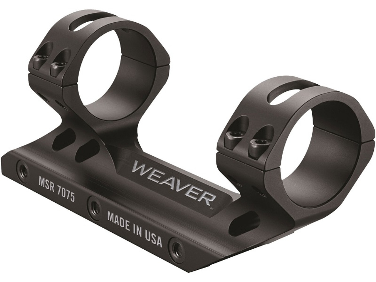 Weaver MSR 1-Piece Picatinny-Style with Integral Rings