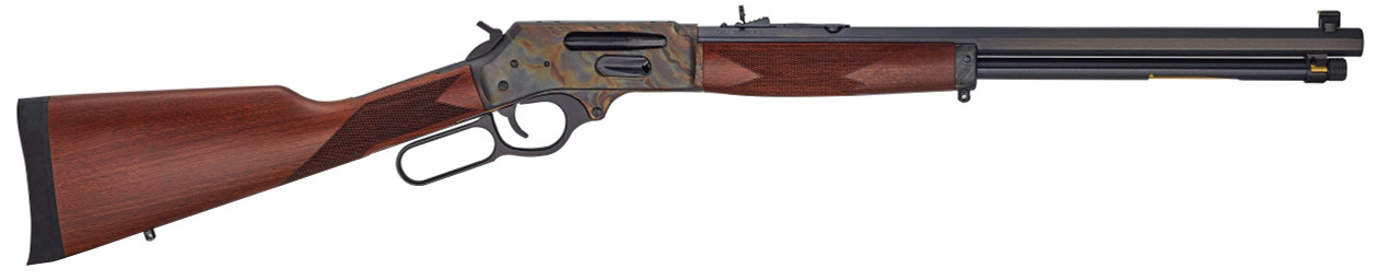 Henry Color Case Hardened Lever Action Rifle, .30-30 Winchester, 20" Octagon Barrel, Walnut Stock