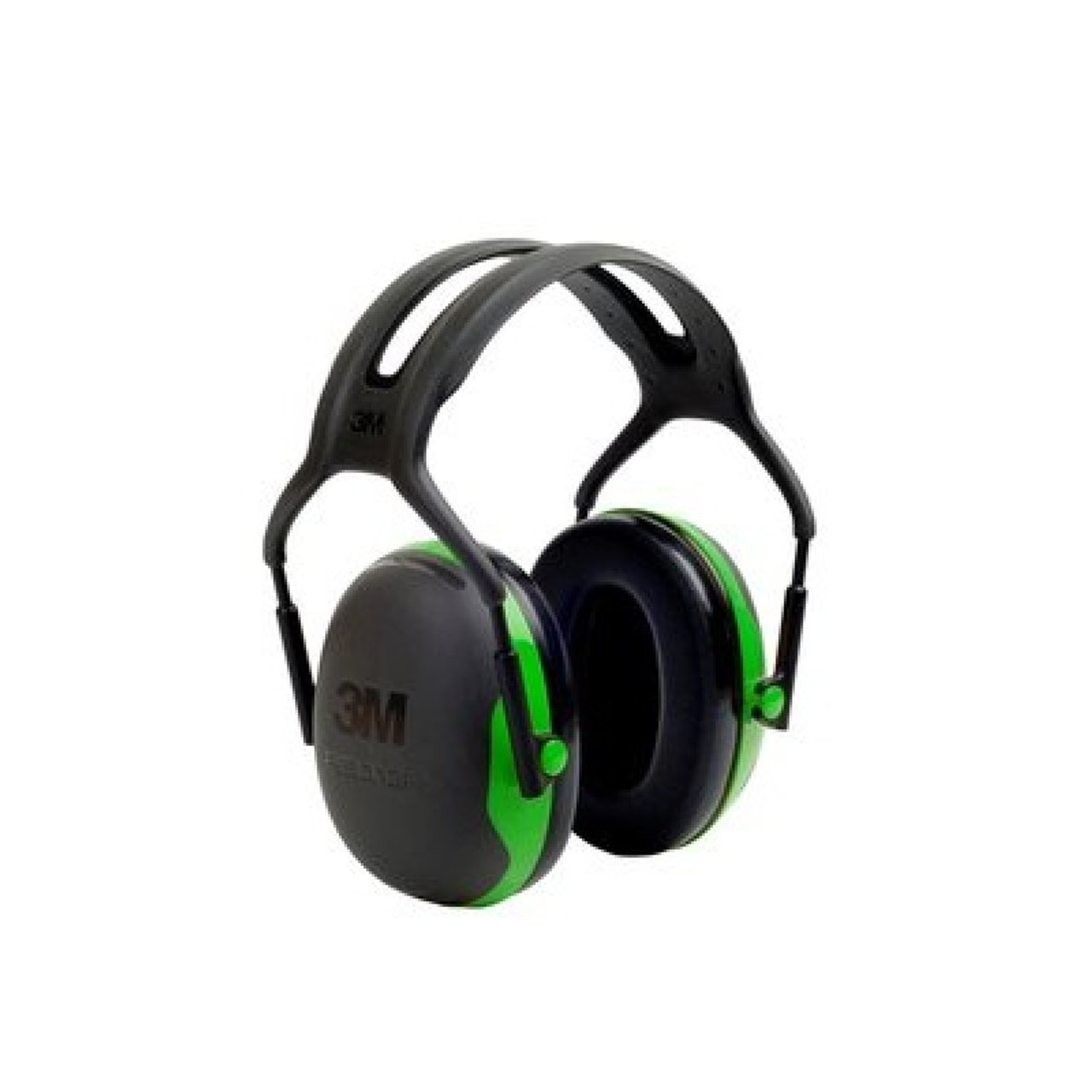 3M Peltor Over-the-Head Earmuffs, X1A, black/green
