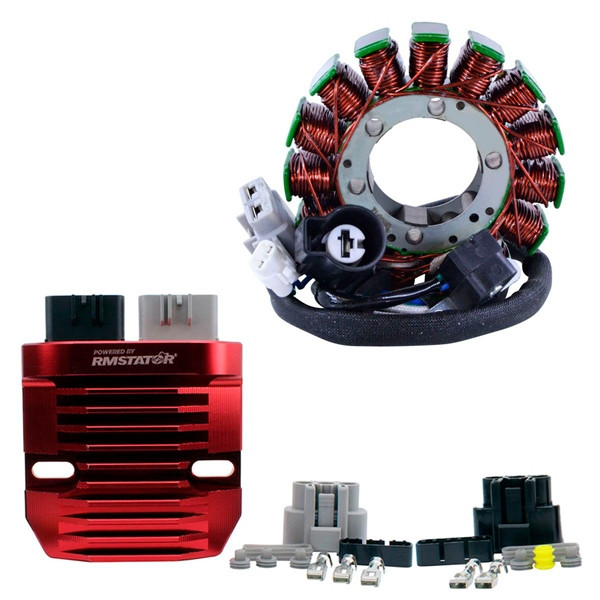 Kimpex HD Generator Stator & Aluminum Mosfet Voltage Regulator Kit KAWASAKI - 345401 - 345401