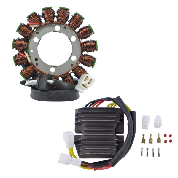 Kimpex HD Generator Stator & Aluminum Mosfet Voltage Regulator Kit Fits Suzuki - 289069 - 289069