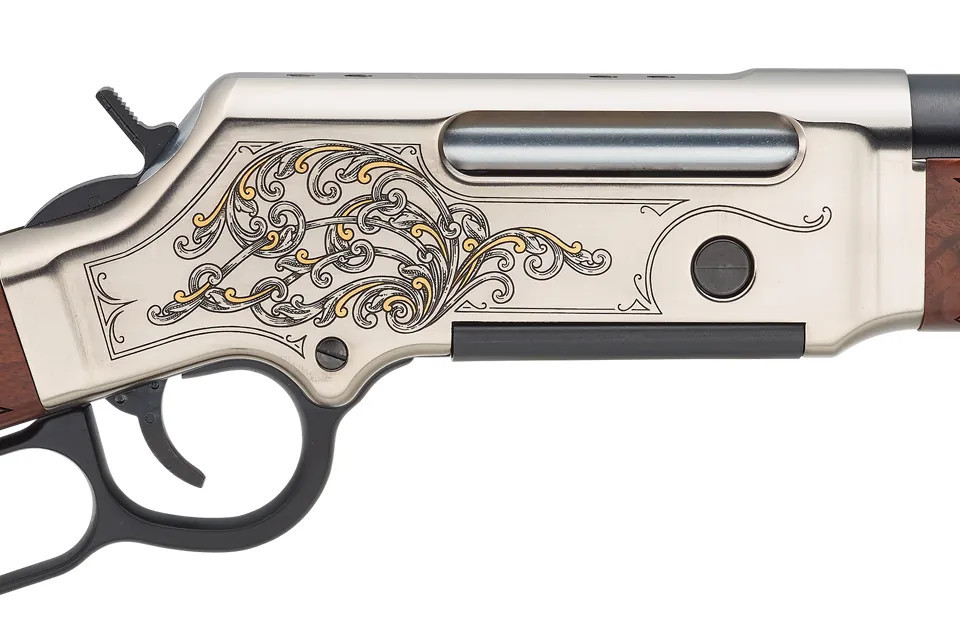 Henry Long Ranger Deluxe Engraved Edition Rifle, .308 Win/7.62x51 NATO, 20" Barrel, Walnut Stock