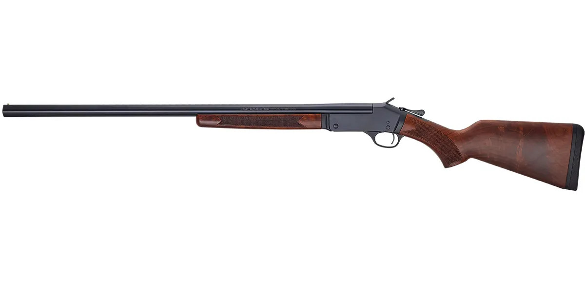 Henry Single Shot Steel Shotgun, 12 Ga, 3.5",  28" Barrel, Walnut Stock