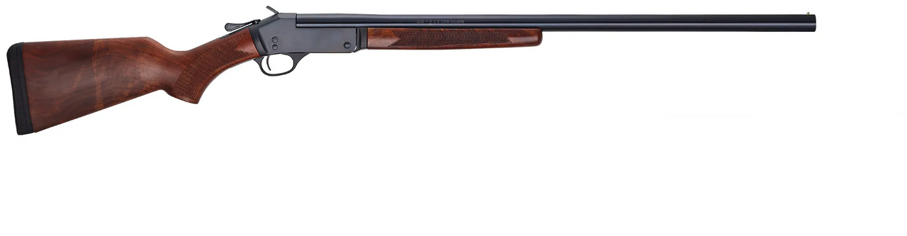 Henry Single Shot Steel Shotgun, 12 Ga, 3.5",  28" Barrel, Walnut Stock