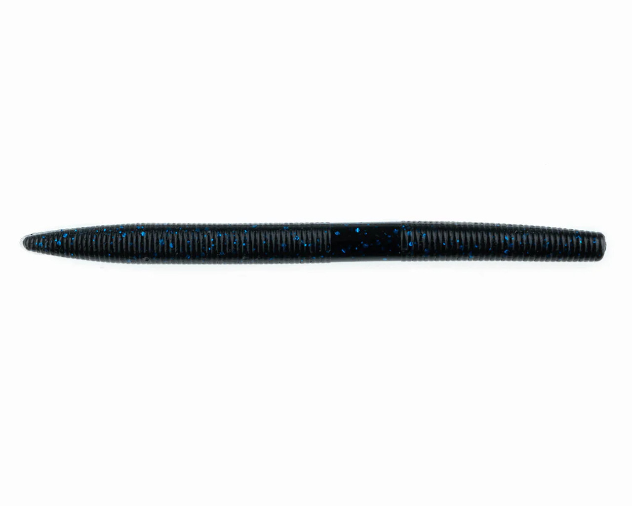 NetBait ION 5" Worm, Black Blue Flake, 8 Pack