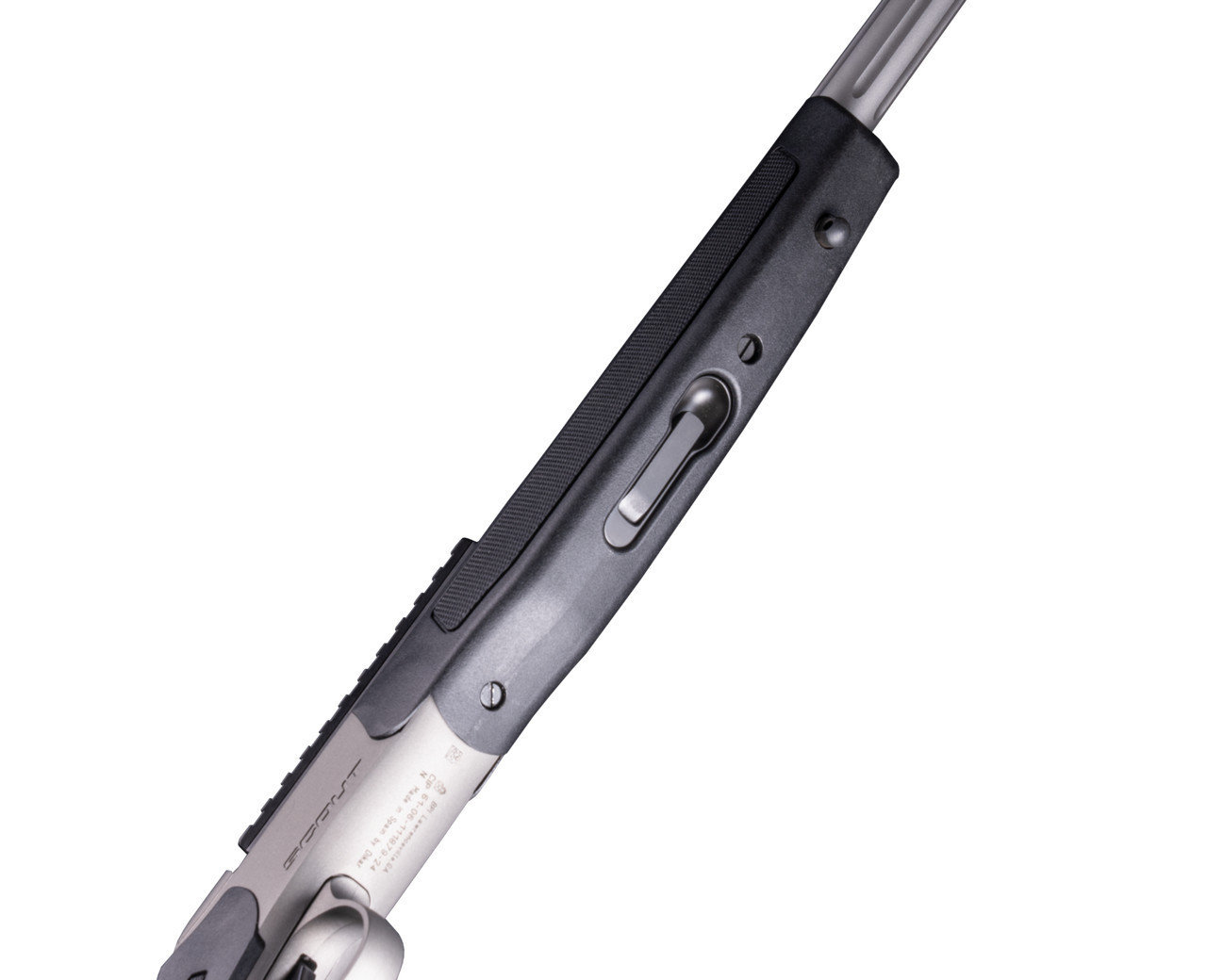 CVA Scout TD Rifle, .44 Mag, SS/Black, 20" Fluted Threaded Barrel, Pic Rail