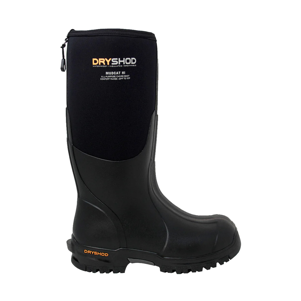 Dryshod Men's Mudcat High Black - M8