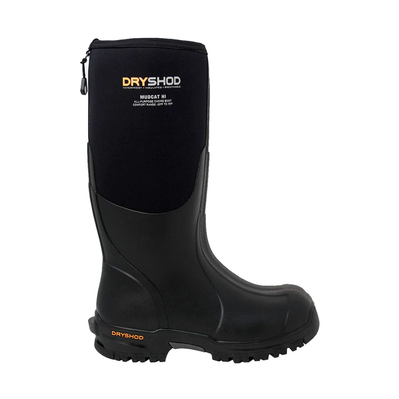 Dryshod Men's Mudcat High Black - M9