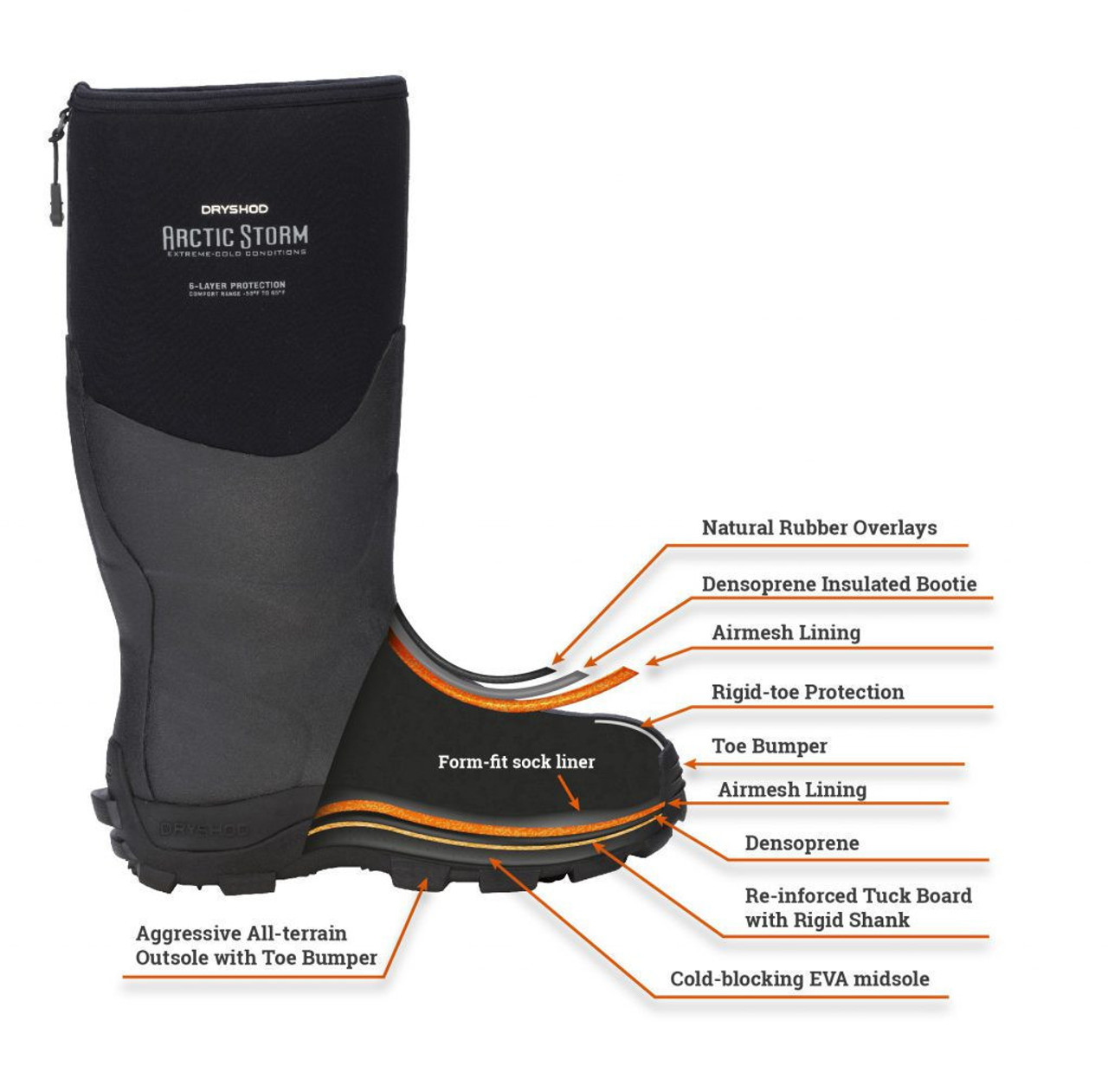 Dryshod Womens Legend MXT Mid Black/Purple - W10 Dryshod Womens Legend MXT Mid Black/Purple - W10