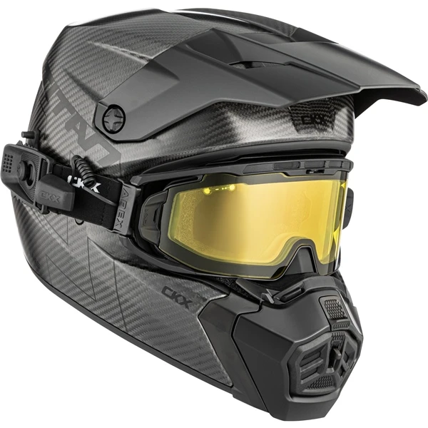 CKX Titan AMS Carbon Helmet Solid - Apex Goggle included - L - 518144