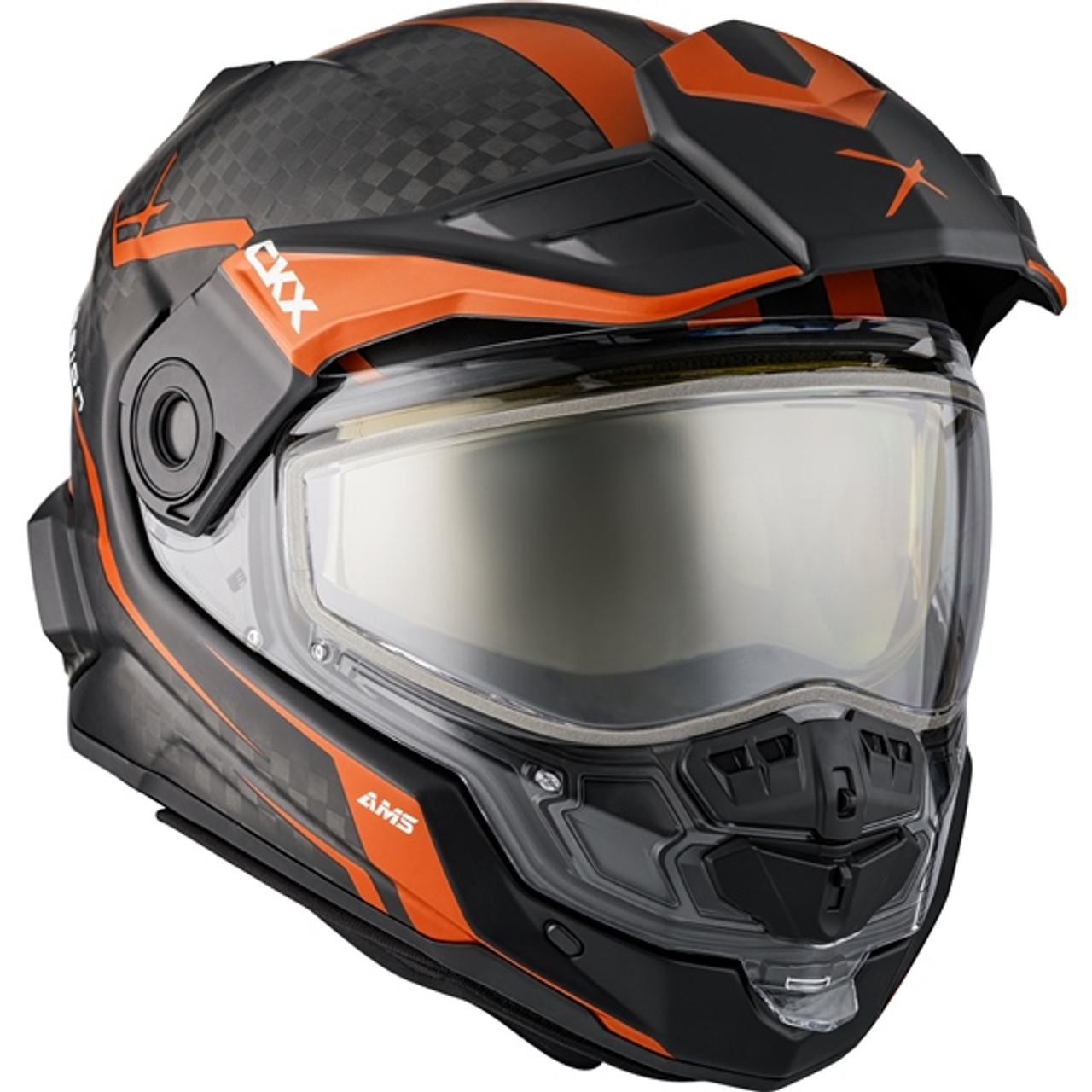 CKX Mission Free-Face Helmet - Carbon Fury - XL - 517965