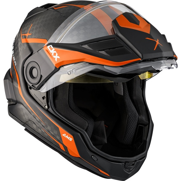 CKX Mission Free-Face Helmet - Carbon Fury - L - 517964
