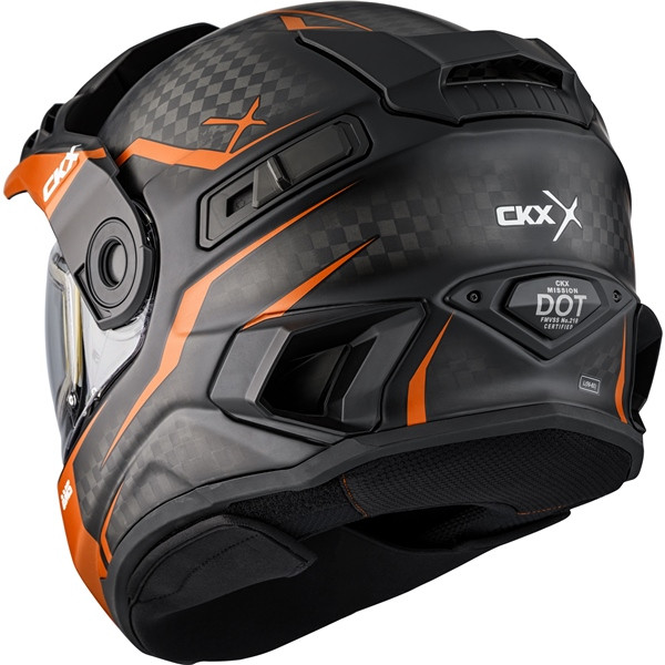 CKX Mission Free-Face Helmet - Carbon Fury - M - 517963