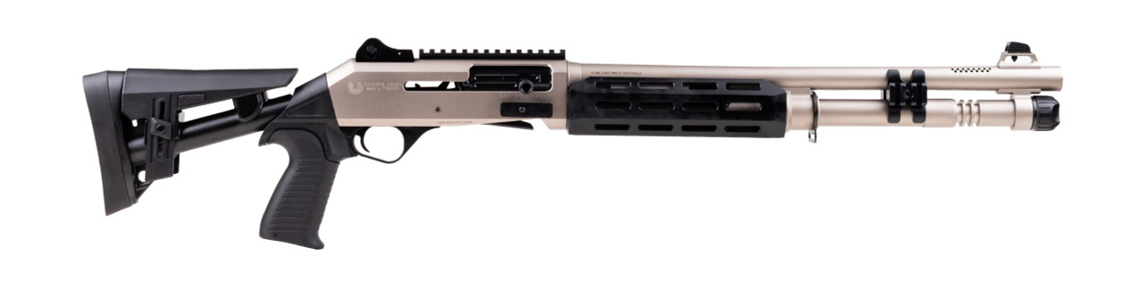 EGE Arms Panzer M4 Speed Pro Semi-Auto 12 Ga 3", 18." Barrel, Marine Telescopic Stock