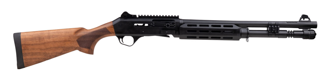 EGE Arms Panzer M4 Speed Pro Semi-Auto 12 Ga 3", 18" Barrel, Wood Telescopic Stock