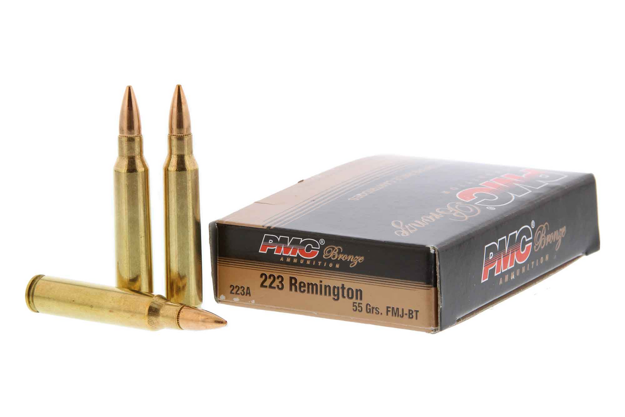 PMC Bronze .223 Rem, 55 Gr FMJ-BT, 20 Rounds