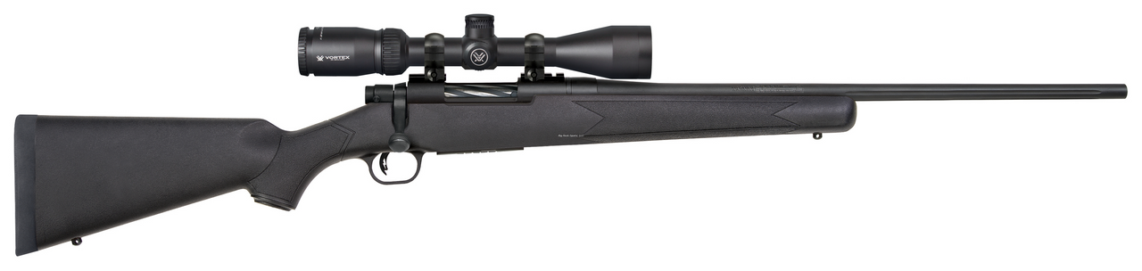 Mossberg Patriot 22-250 REM Bolt Action Combo Rifle, 22" Fluted Barrel, Black
