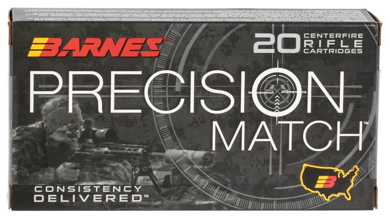 Barnes Precision Match 6.5 Creedmoor, 140gr, Match Burner OTM BT, 20 Rounds