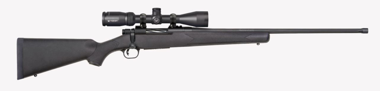 Mossberg Patriot 6.5 PRC Bolt Action Rifle, 24" Threaded Barrel, Black, 3-9X40 Vortex