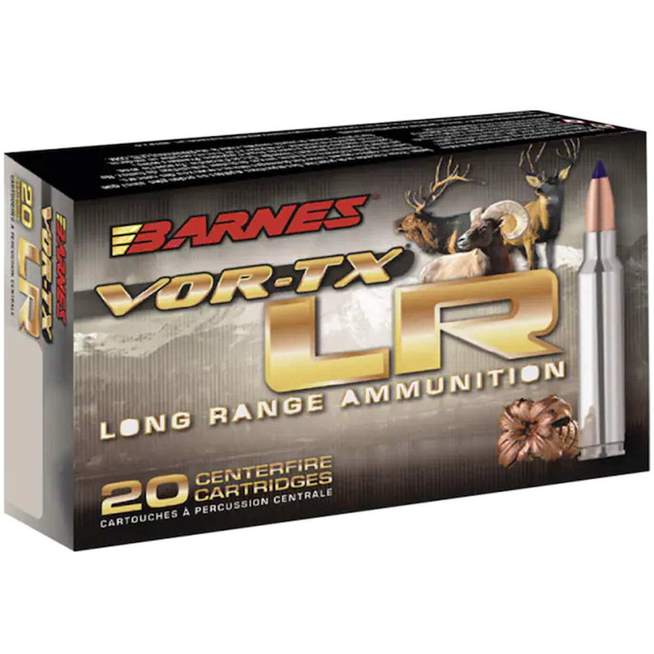 Barnes, 300 PRC, LRX Boat Tail, 208gr, 20 Rounds