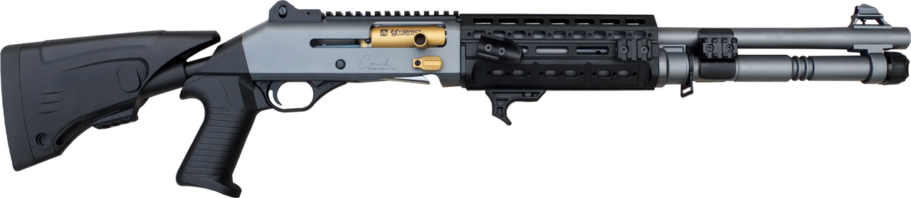 Canuck Elite TacOp 12 Ga Semi-Auto 3", 18.6" Barrel, Grey Cerakote, MLOK Forend