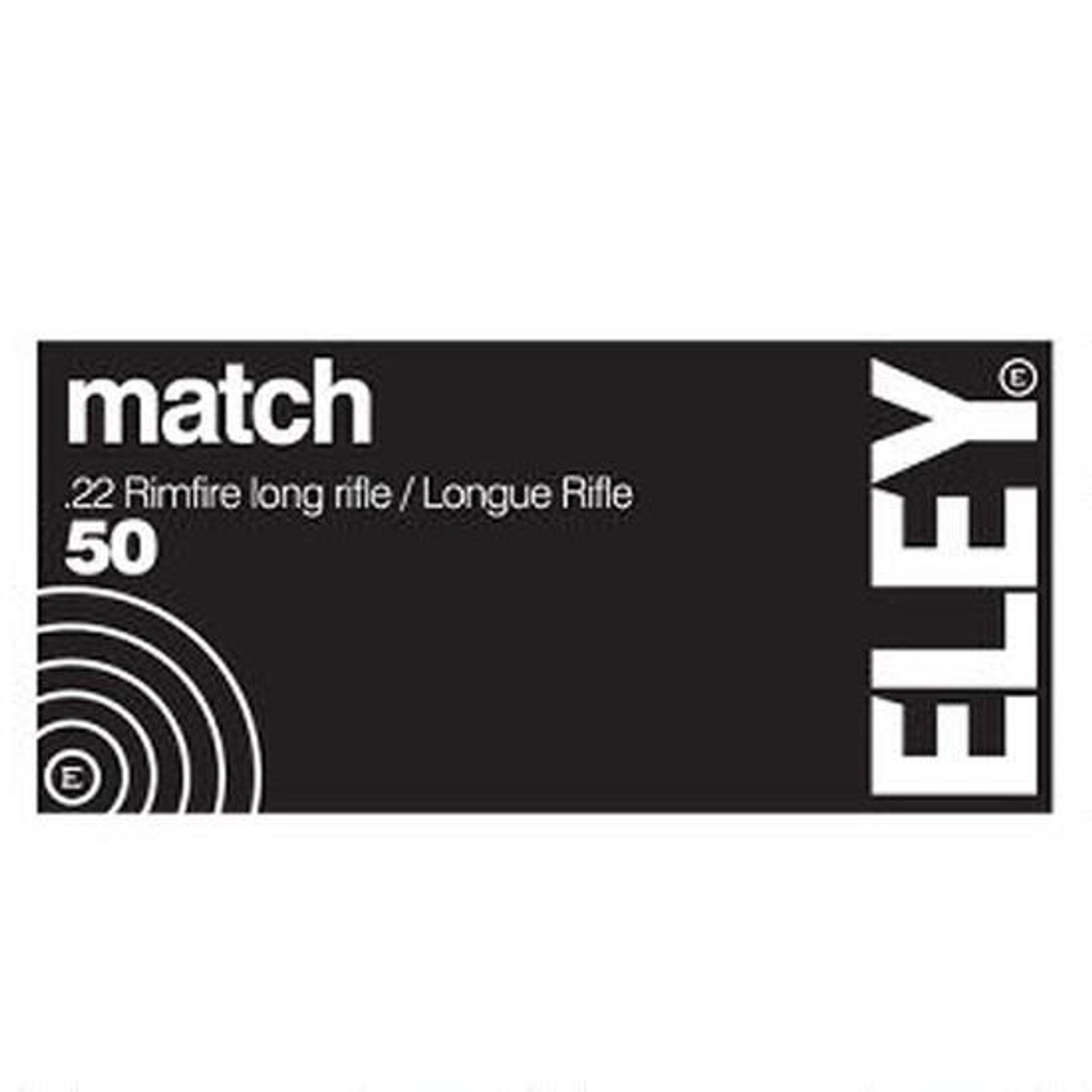 Eley Match 22lr, 40gr Flat Nose, Box of 50