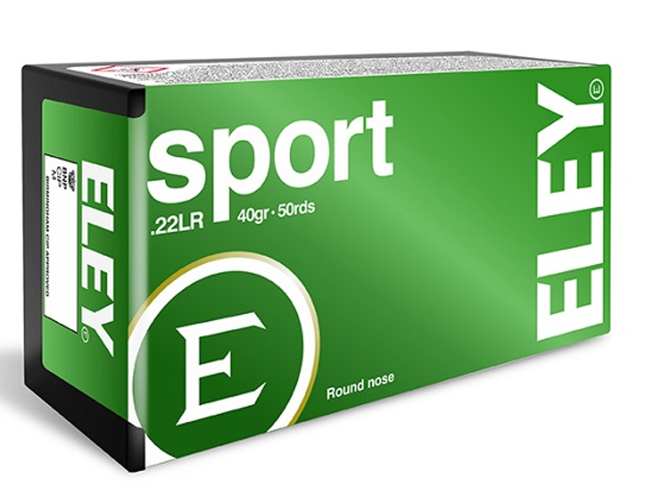 Eley Sport 22lr, 40gr Round Nose, Box of 50