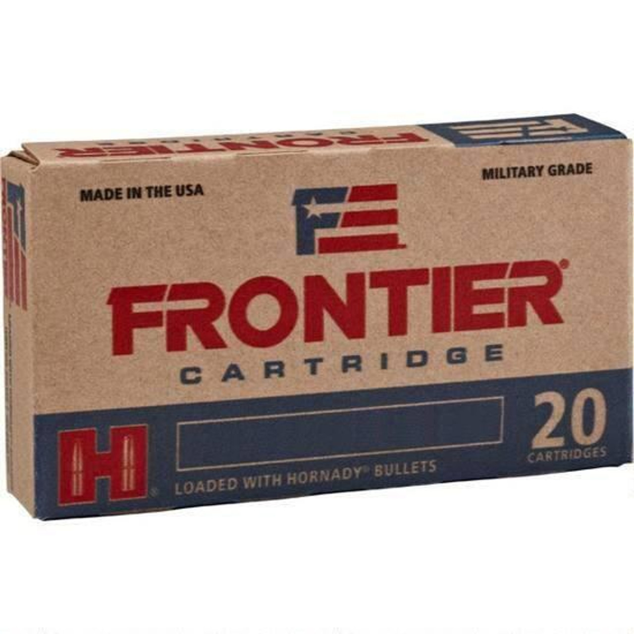 Frontier Cartridge 223 Rem, 55gr FMJ , Box of 20