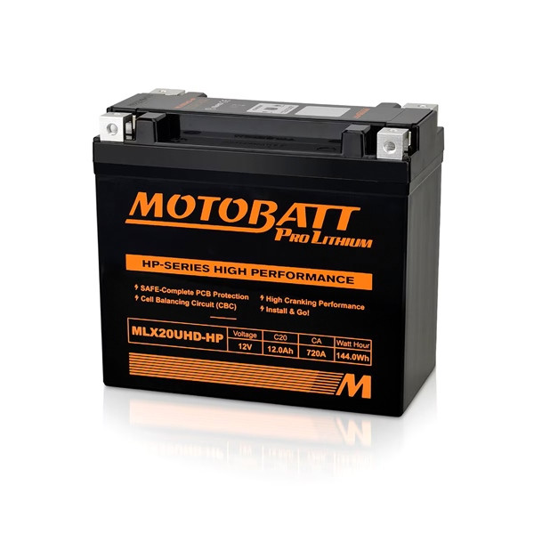 Motobatt Pro Lithium Battery MLX20UHD-HP - 365235