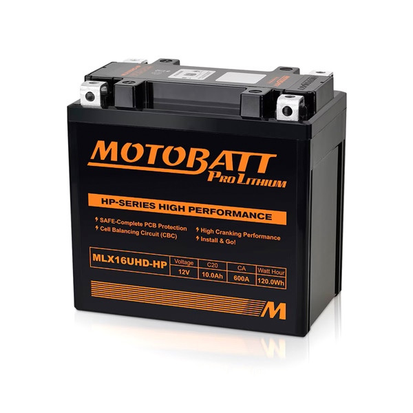 Motobatt Pro Lithium Battery MLX16UHD-HP - 365234