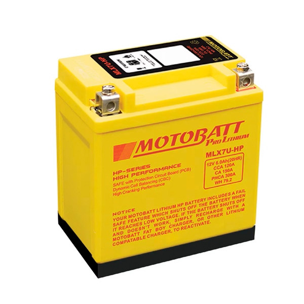 Motobatt Pro Lithium Battery MLX7U-HP - 365226