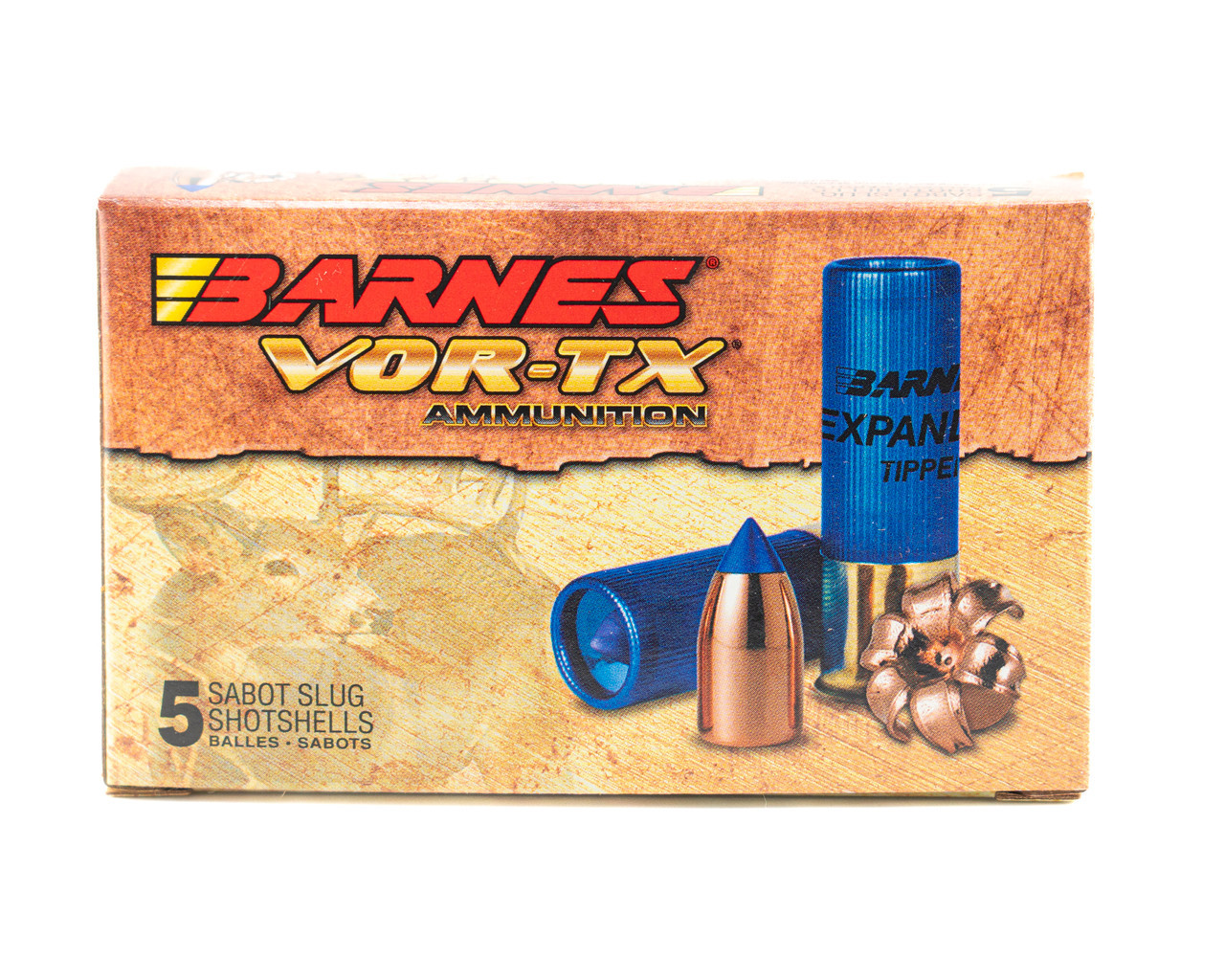 Barnes Vor-Tx Expander Tipped Slug 12 Ga, 3", 437 Gr , 5 Rounds