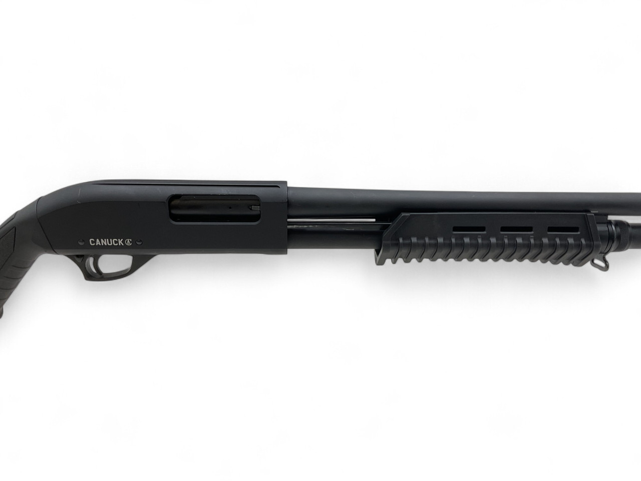 Canuck Pump Action Shotgun 12Ga 3" Chamber 17" Barrel Black Synthetic Stock
