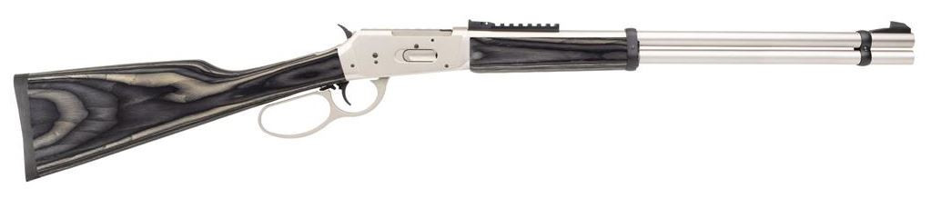 Morisson Lever-Action Timberwolf .357 Mag Lever Action, 18″ Barrel, Grey Laminate/Nickle