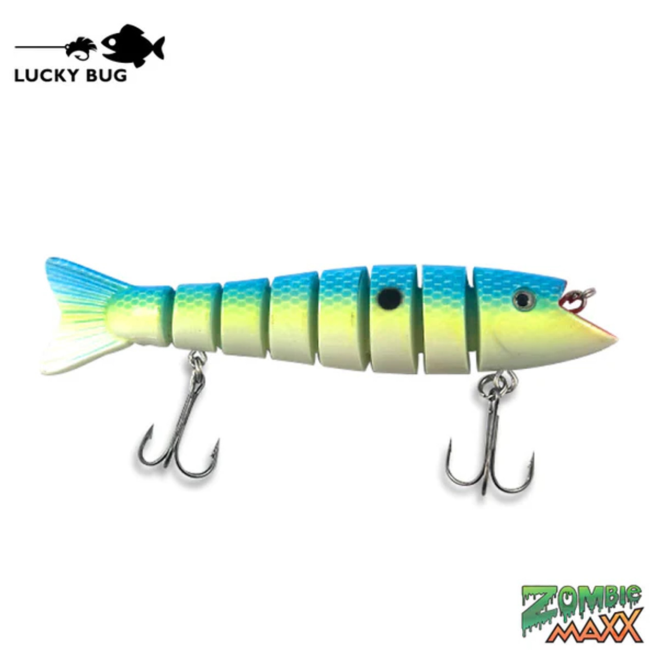 Lucky Bug Zombie Maxx, Eight-Jointed Plug, 5", Sexy Shad Lucky Bug Zombie Maxx, Eight-Jointed Plug, 5", Sexy Shad