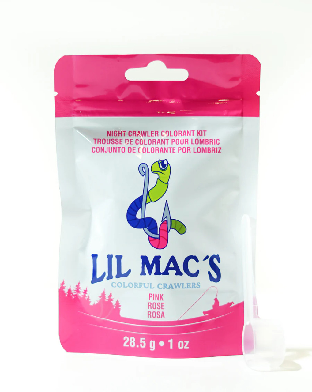 Lil Mac's Worm Colourant Kit, Pink, 1oz