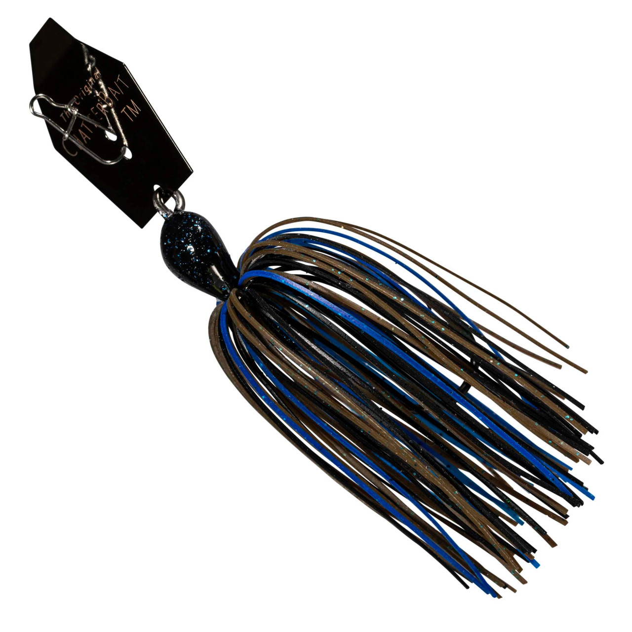 Z-Man Big Blade Chatterbait, 5/8oz, Black / Blue Candy