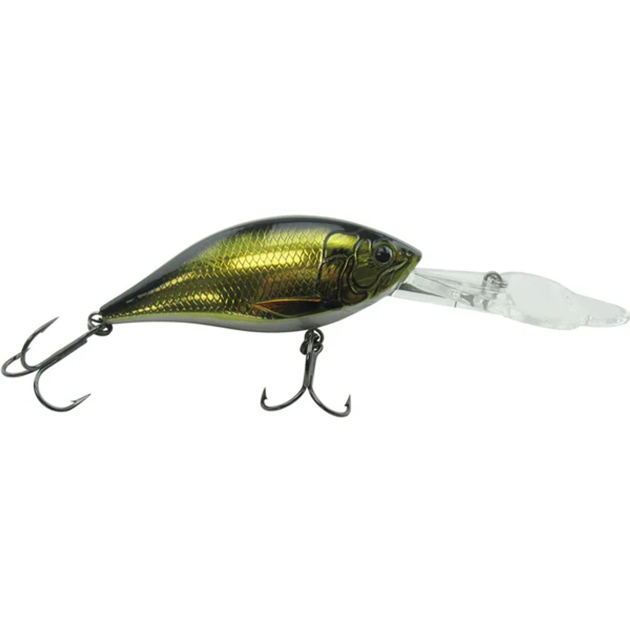 Freedom Tackle Ultra-Diver 65 Shad Crankbait, 2.5", Golden Shad