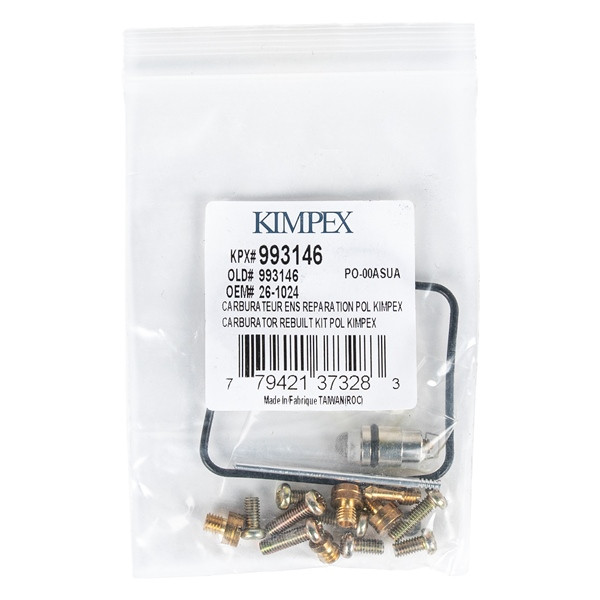 Kimpex Carburetor Repair Kit Fits Polaris - 993146